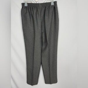 Alfred Dunner gray elastic waist dress pants women’s size 12